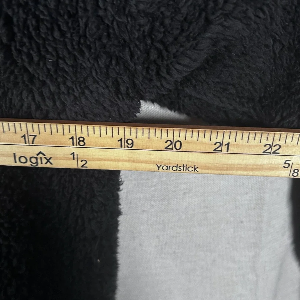 Obey N89‎ Propaganda Mens XS Black Sherpa Fleece Full Zip Hoodie Jacket